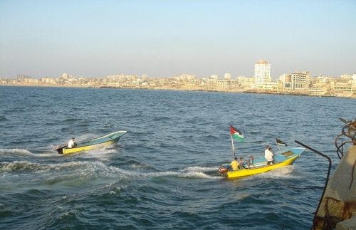 Cover Image for غزة: إطلاق أول رحلة للنقل البحرى إلى أوروبا