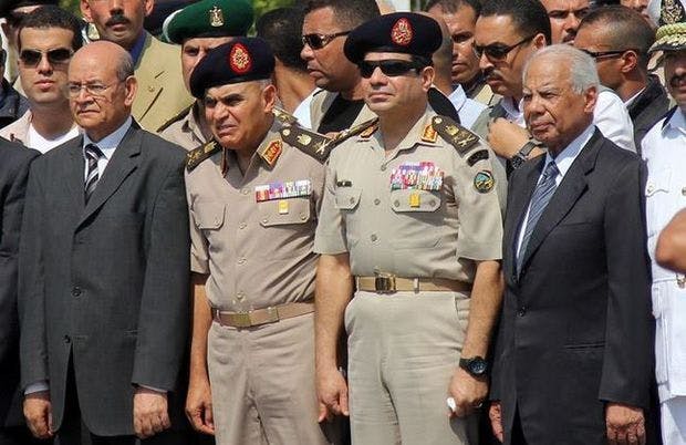 Cover Image for مصر: رئيس حكومة الانقلاب يقدم استقالة حكومته