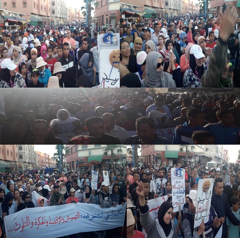 Cover Image for سكان أسفي يخرجون في مسيرة احتجاجية ضد التهميش والإقصاء الاجتماعي