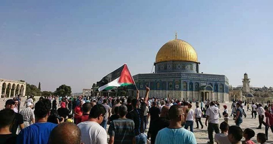 Cover Image for بتكبيرات العيد والانتصار.. آلاف الفلسطينيين يدخلون المسجد الأقصى (فيديو)