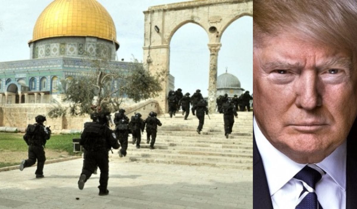 Cover Image for ترامب يتخذ قراره بالاعتراف بالقدس المحتلة عاصمة للكيان الصهيوني وبنقل سفارة الولايات المتحدة إليها