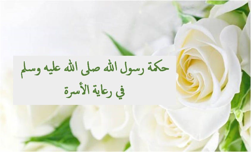Cover Image for حكمة رسول الله صلى الله عليه وسلم في رعاية الأسرة